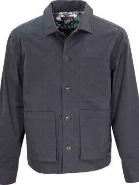 Lords of Harlech Lords of Harlech Black Printed Interior Shacket/17805